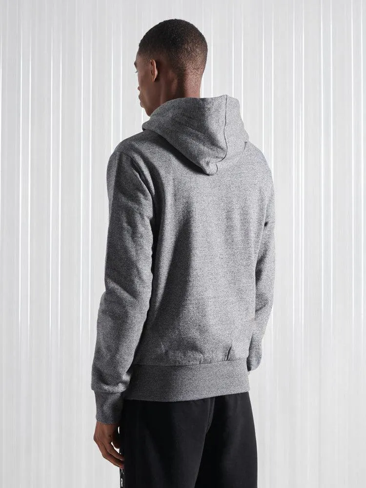 Superdry Surplus Graphic Hoodie in Black Grit