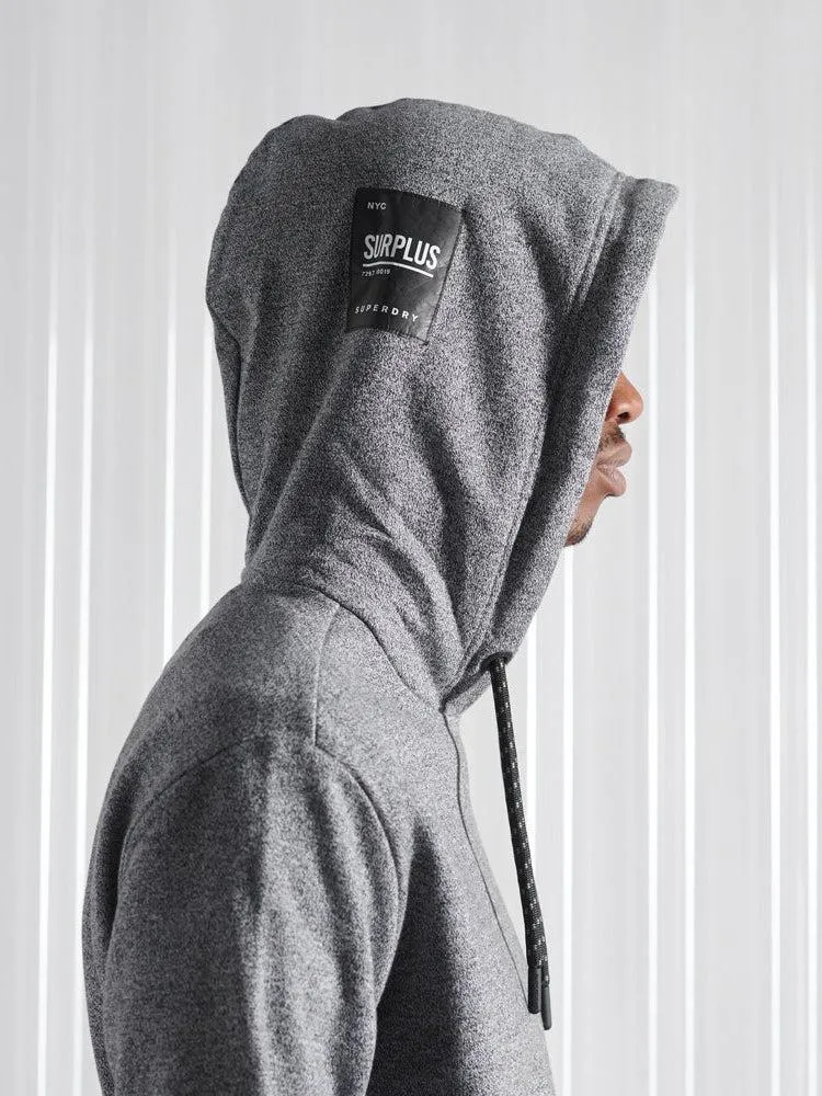 Superdry Surplus Graphic Hoodie in Black Grit