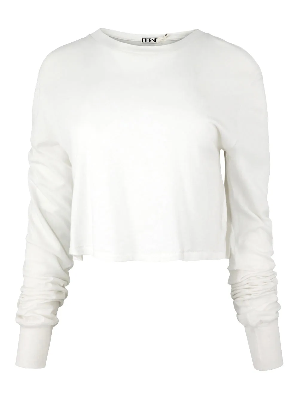 terne Long-Sleeve Cropped T-Shirt (More Colors)