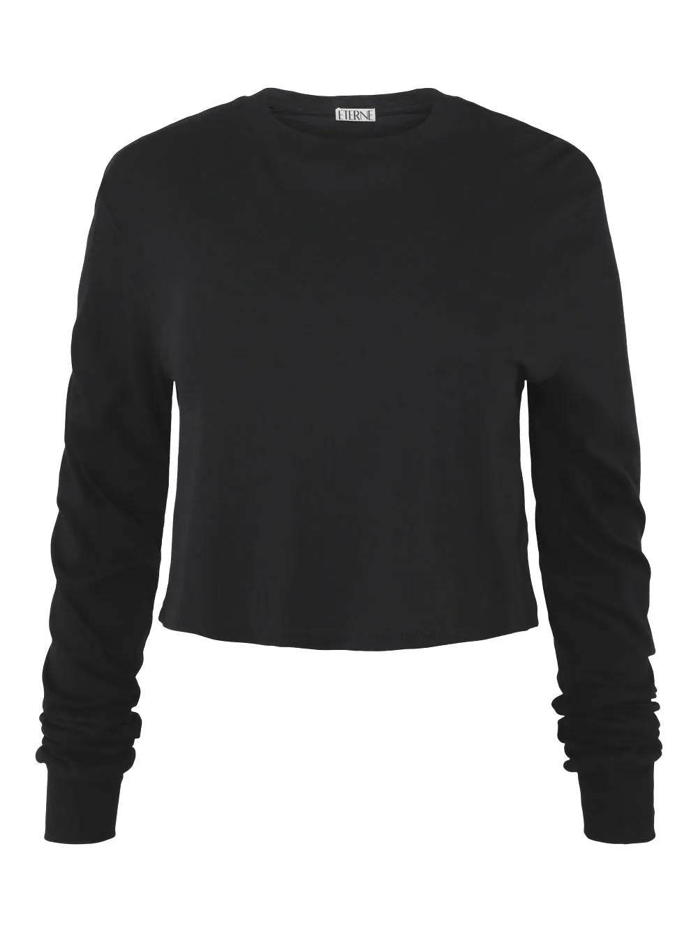 terne Long-Sleeve Cropped T-Shirt (More Colors)