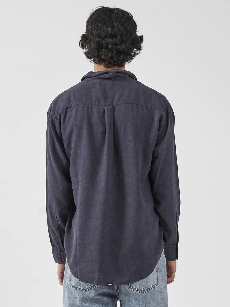 Thrills Hemp Minimal Thrills Oversize Long Sleeve Shirt