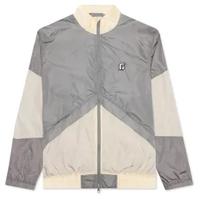 Track Jacket - Neutral Grey/Ivory