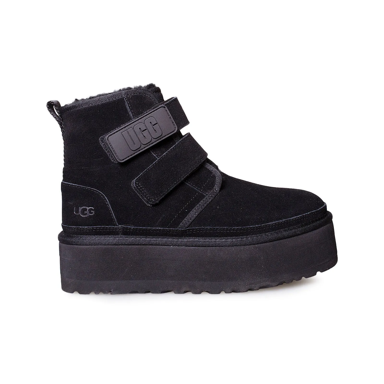 UGG Neumel Platform Black Boots - Women's