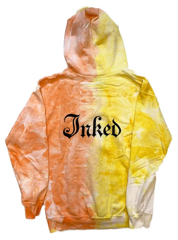 Unisex Inked Logo Crystal Wash Zip Hoodie