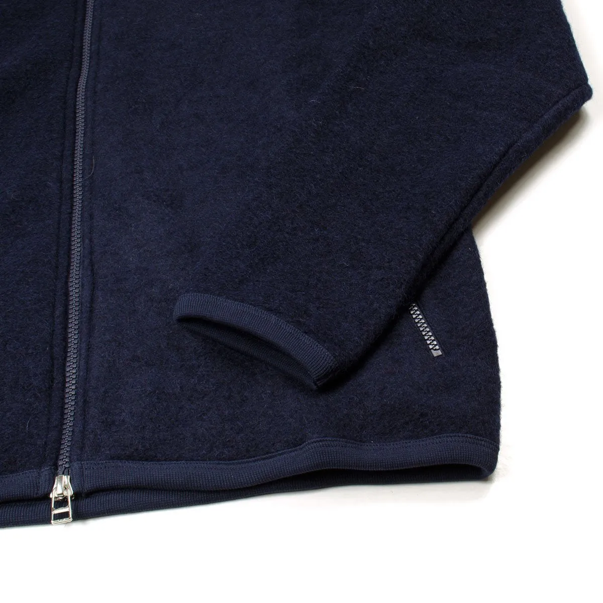 Universal Works - Surfer Hoodie Wool Fleece - Navy