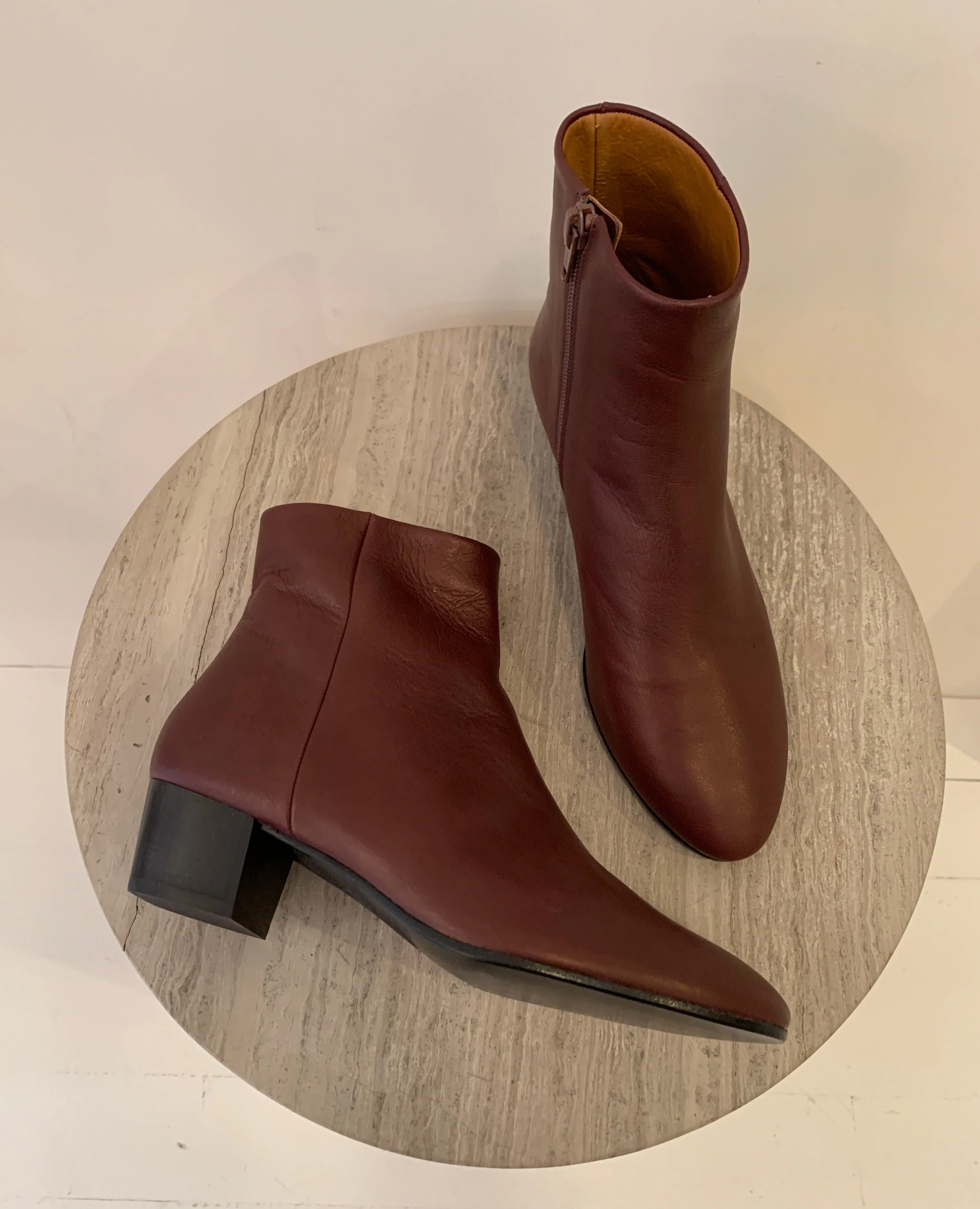 Warehouse Sale - Cory Boots Merlot Leather