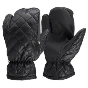 Winter riding gloves with 3 stitched fingers Horze