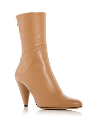 Women's Almond Toe High Heel Boots