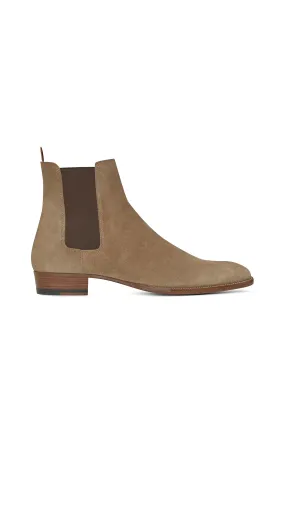 Wyatt Chelsea Boots in Suede - Tobbacco