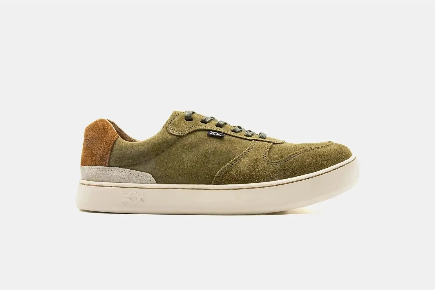 Zapatilla Hombre - Bora Suede Verde